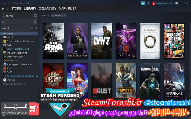 فروش اکانت استیم کد ۴۳۶۳