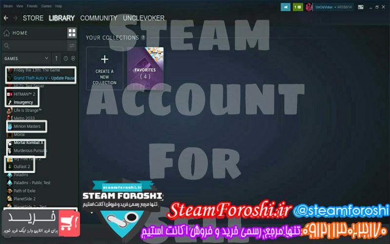 فروش اکانت استیم کد ۴۳۸۰