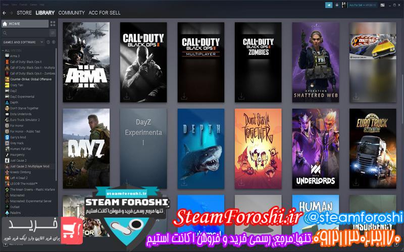 فروش اکانت استیم کد ۴۳۸۱