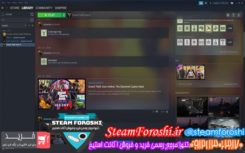 فروش اکانت استیم کد ۴۳۹۱