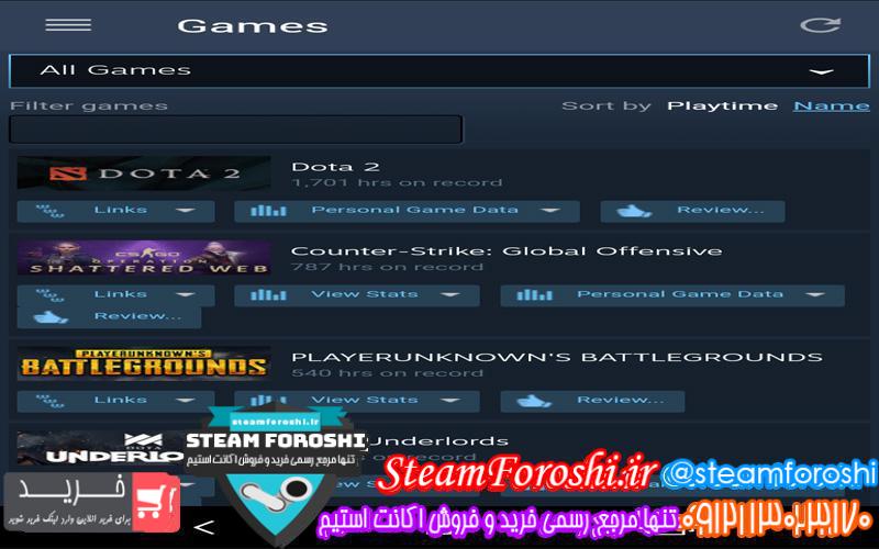 فروش اکانت استیم کد ۴۳۹۹