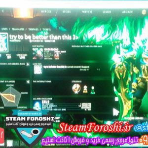 فروش اکانت دوتا ۲ کد ۴۴۰۸