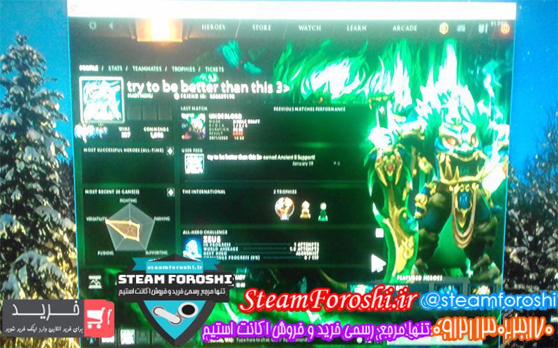 فروش اکانت دوتا ۲ کد ۴۴۰۸