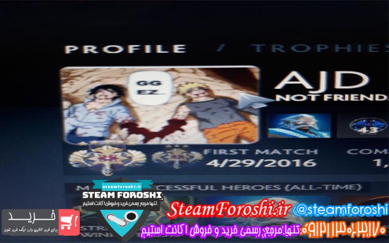 فروش اکانت دوتا ۲ کد ۴۴۱۰