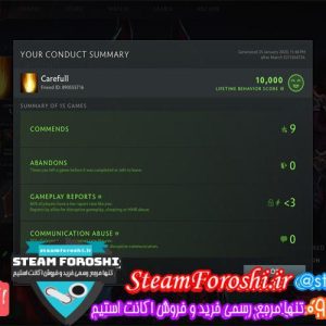 فروش اکانت دوتا ۲ کد ۴۴۱۲