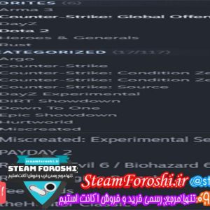 فروش اکانت استیم کد ۴۵۹۹