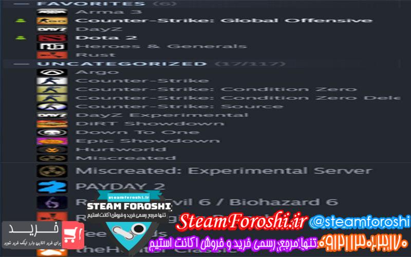 فروش اکانت استیم کد ۴۵۹۹