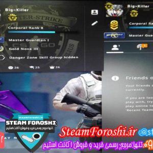 فروش اکانت cs go کد ۴۵۹۶