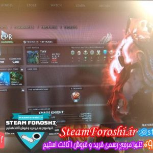 فروش اکانت دوتا ۲ کد ۴۴۷۵