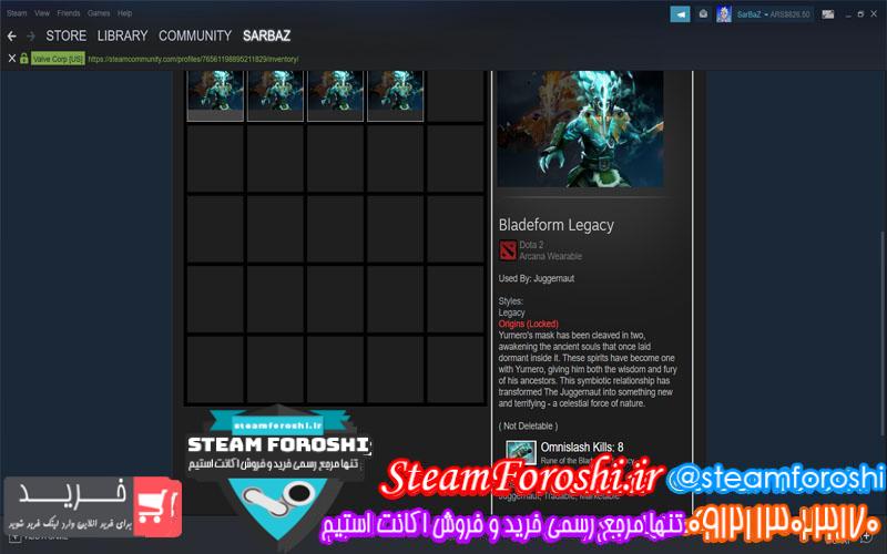 فروش آیتم دوتا ۲ کد ۴۴۸۱