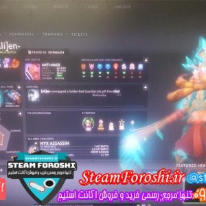 فروش اکانت دوتا ۲ کد ۴۴۸۹