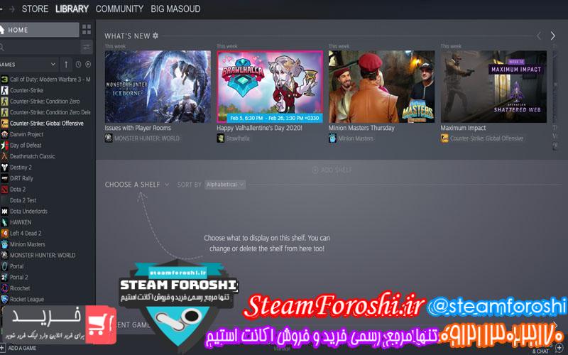 فروش اکانت استیم کد ۴۴۹۸