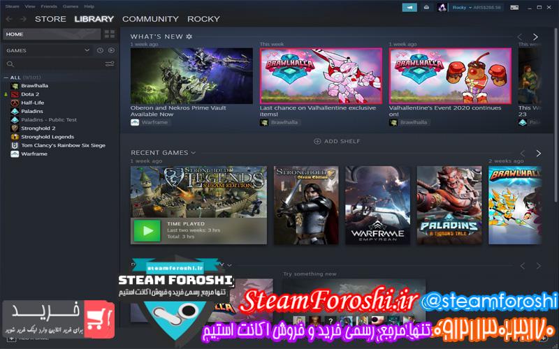 فروش اکانت استیم کد ۴۵۹۳