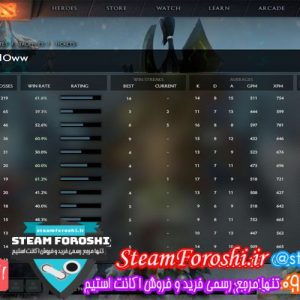 فروش اکانت دوتا ۲ کد ۴۶۰۵