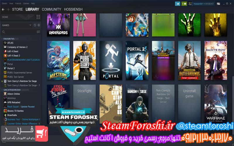 فروش اکانت استیم کد۴۶۰۶