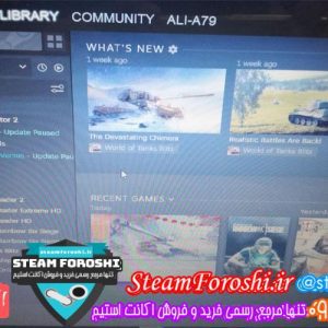 فروش اکانت استیم کد ۴۶۲۳