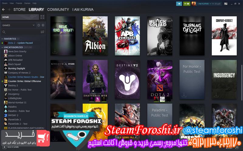 فروش اکانت استیم کد ۴۶۳۷