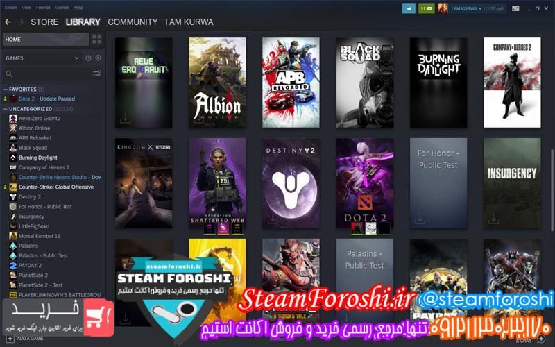 فروش اکانت استیم کد ۴۶۳۸