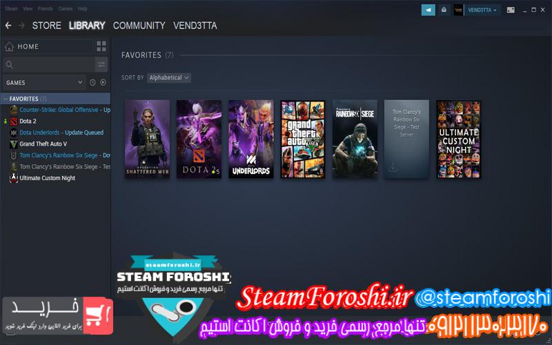 فروش اکانت استیم کد ۴۴۳۷