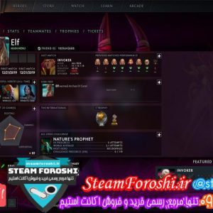 فروش اکانت دوتا ۲ کد ۴۴۴۲