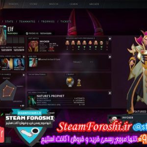 فروش اکانت دوتا ۲ کد ۴۵۰۷