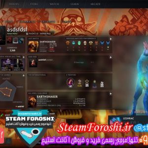 فروش اکانت دوتا ۲ کد ۴۵۰۸