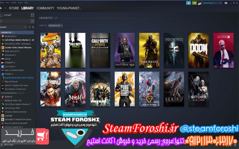 فروش اکانت استیم کد ۴۵۳۴