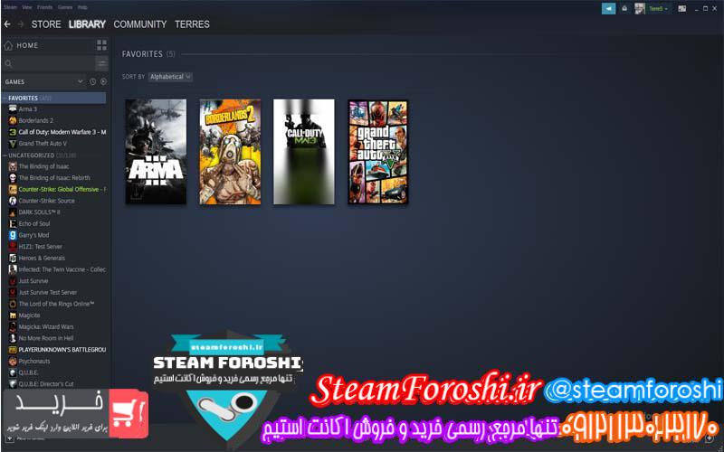 فروش اکانت استیم کد ۴۵۳۵