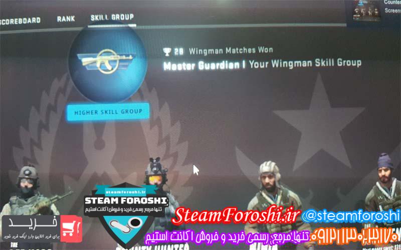 فروش اکانت cs go کد ۴۵۳۶