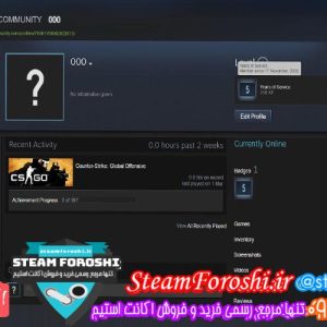 فروش اکانت cs go کد ۴۶۵۷