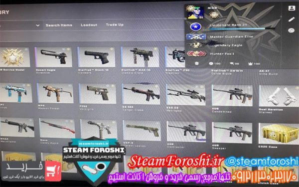 فروش اکانت cs go کد۴۶۸۸