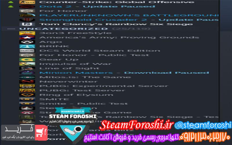 فروش اکانت استیم کد ۴۷۰۰