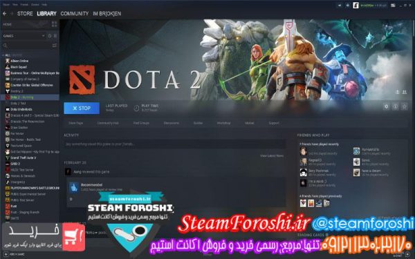 فروش اکانت استیم کد ۴۷۰۸