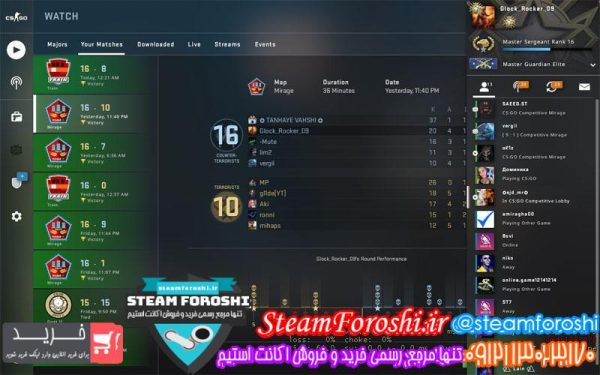 فروش اکانت cs go کد ۴۷۱۲