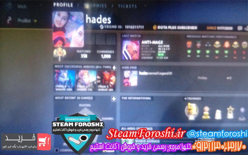 فروش اکانت دوتا ۲ کد ۴۷۱۸