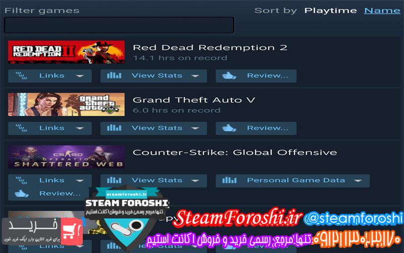 فروش اکانت استیم کد ۴۷۲۷