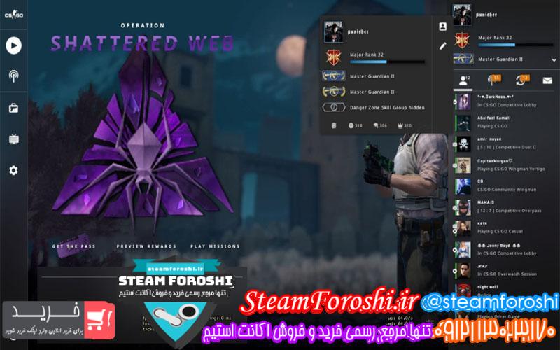 فروش اکانت cs go کد ۴۷۴۸