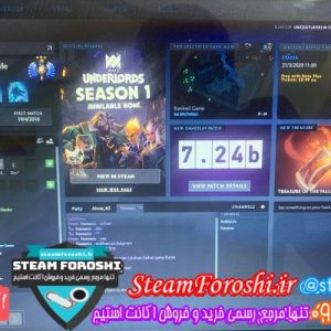 فروش اکانت دوتا ۲ کد ۴۷۵۶