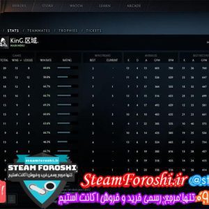 فروش اکانت دوتا ۲ کد ۴۷۶۷