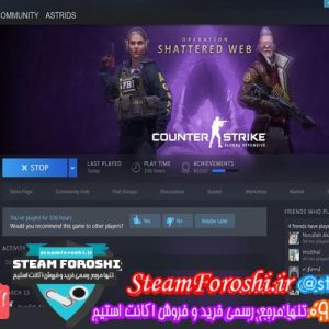 فروش اکانت استیم کد 4783
