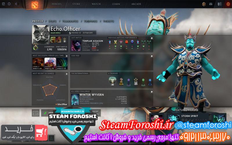 فروش اکانت استیم کد 4809