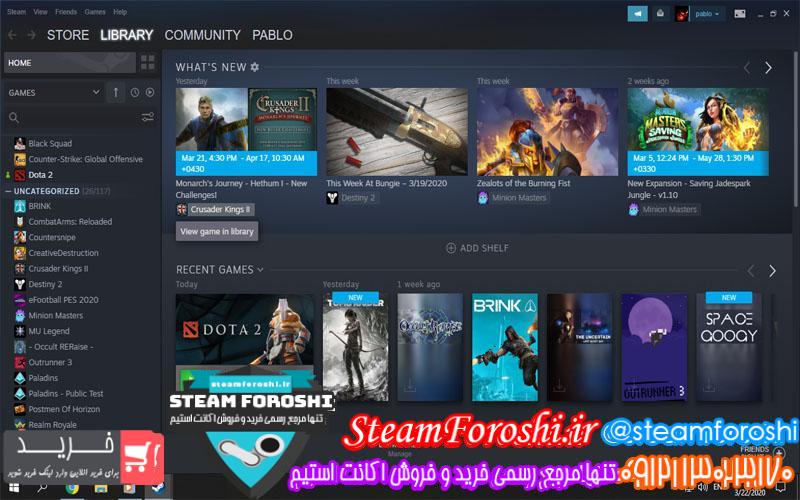 فروش اکانت استیم کد ۴۸۱۰