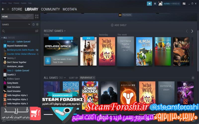 فروش اکانت استیم کد ۵۱۴۴