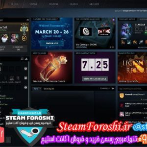 فروش اکانت دوتا ۲ کد ۴۸۹۲