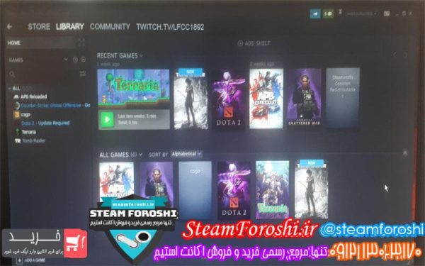فروش اکانت استیم کد ۴۹۲۲