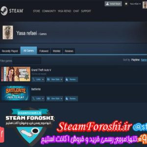 فروش اکانت استیم کد ۴۹۴۴