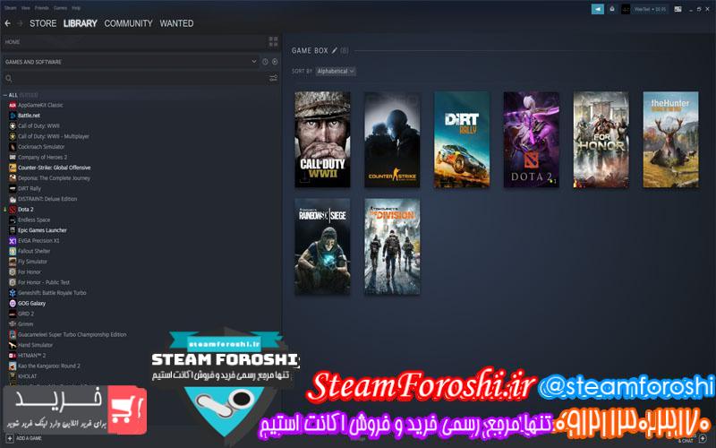 فروش اکانت استیم کد ۴۹۷۰