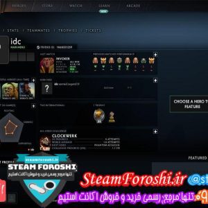 فروش اکانت دوتا ۲ کد ۴۹۹۳