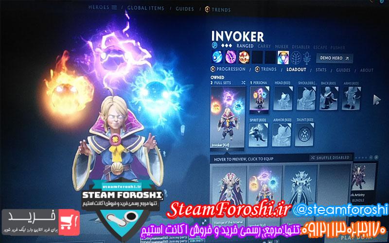 فروش اکانت دوتا ۲ کد ۴۹۹۴