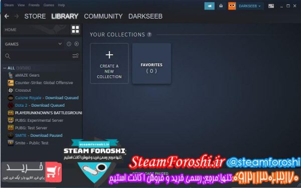 فروش اکانت استیم کد ۵۰۲۵
